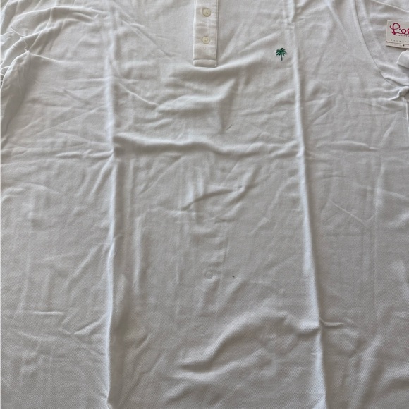 Lilly Pulitzer Men’s White Short Sleeve Polo Shirt XXL - Picture 4 of 6